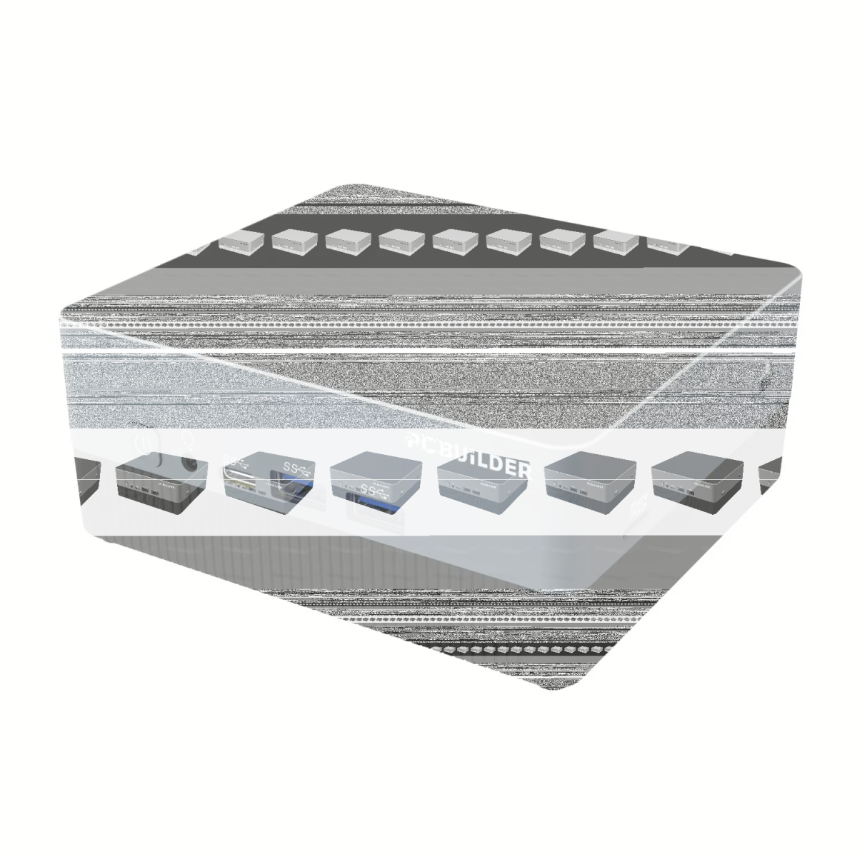 PCBuilder CUBE Intel i5-1235U 16GB DDR4 1TB Windows 11 Home Mini PC