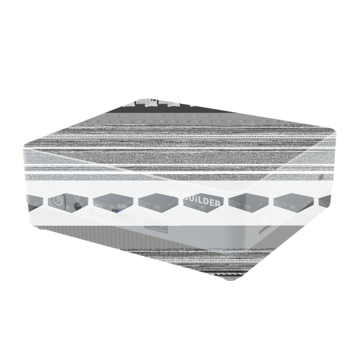 PCBuilder CUBE-N100 8GB DDR4 512GB Windows 11 Home Mini PC