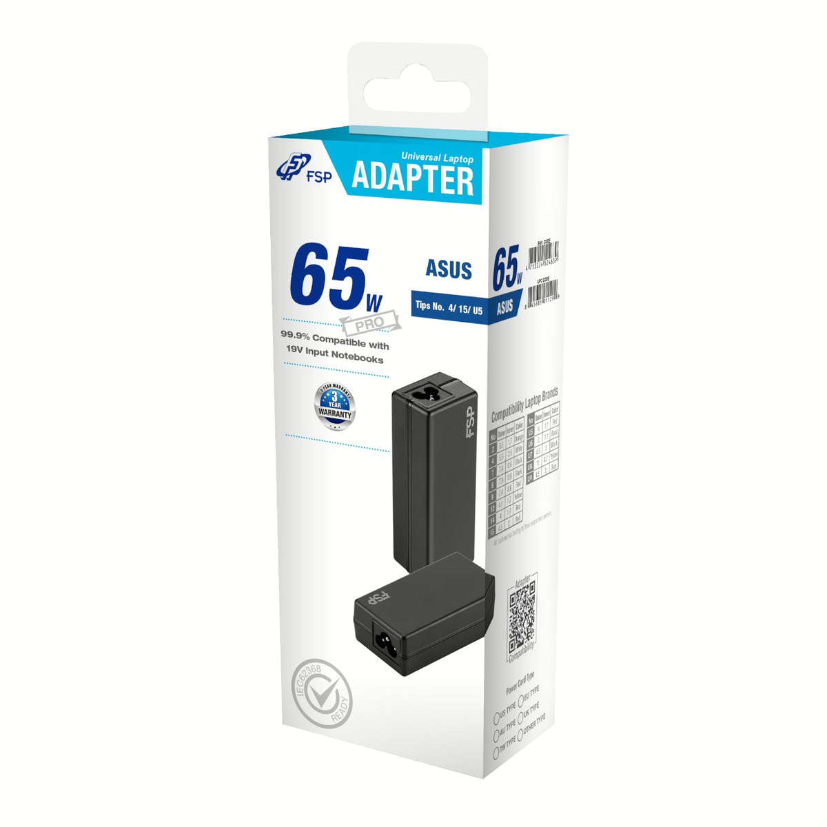 FSP PRO 65W Universal Laptop Adapter ? Asus