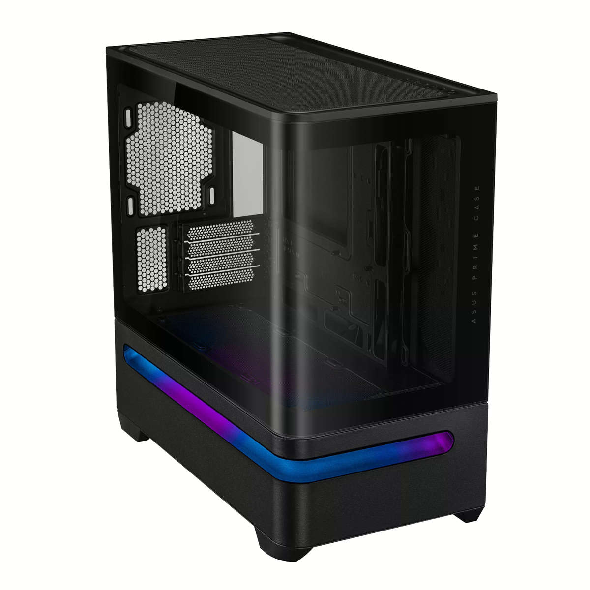 Asus Prime AP202 Curved Tempered Glass Micro-ATX Chassis ? Black