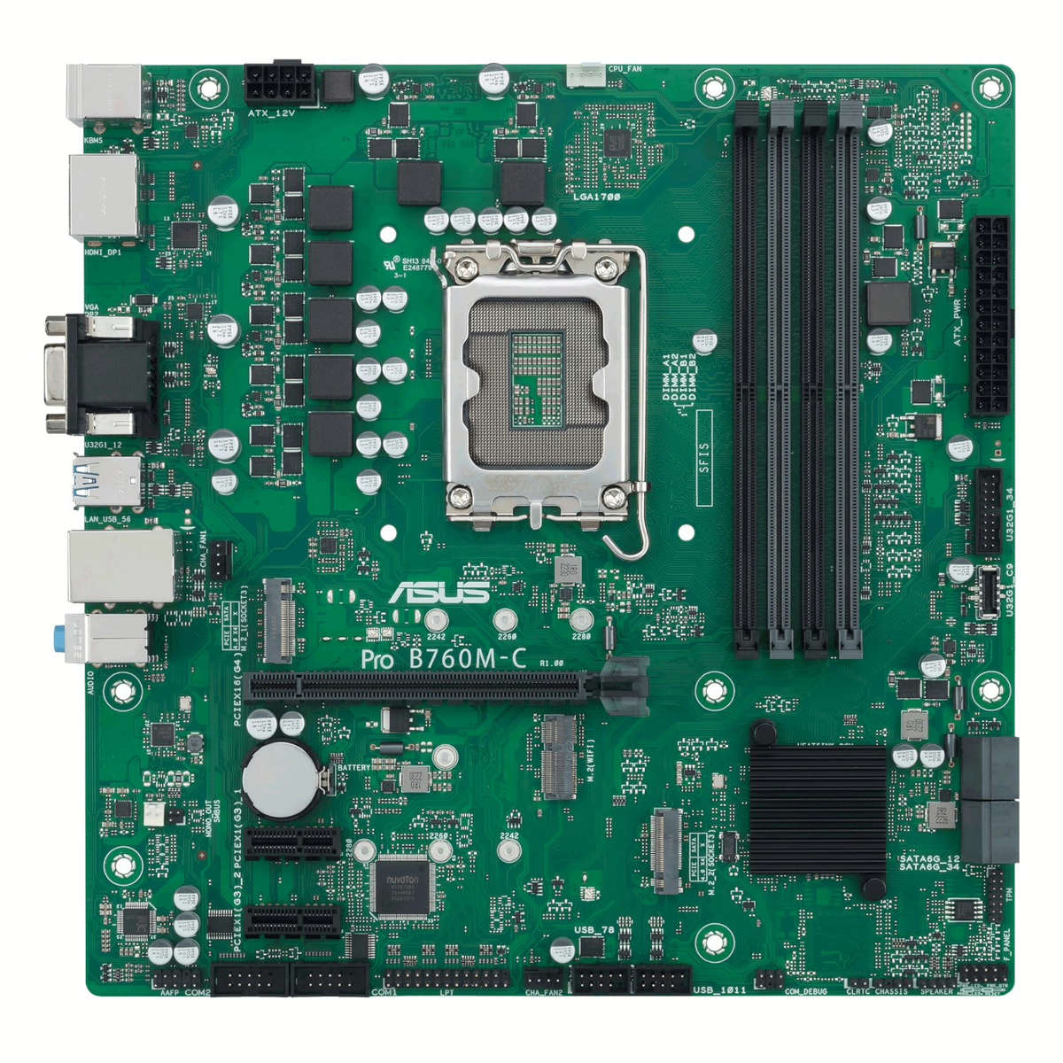 ASUS PRO B760M C CSM LGA 1700 M-ATX Motherboard