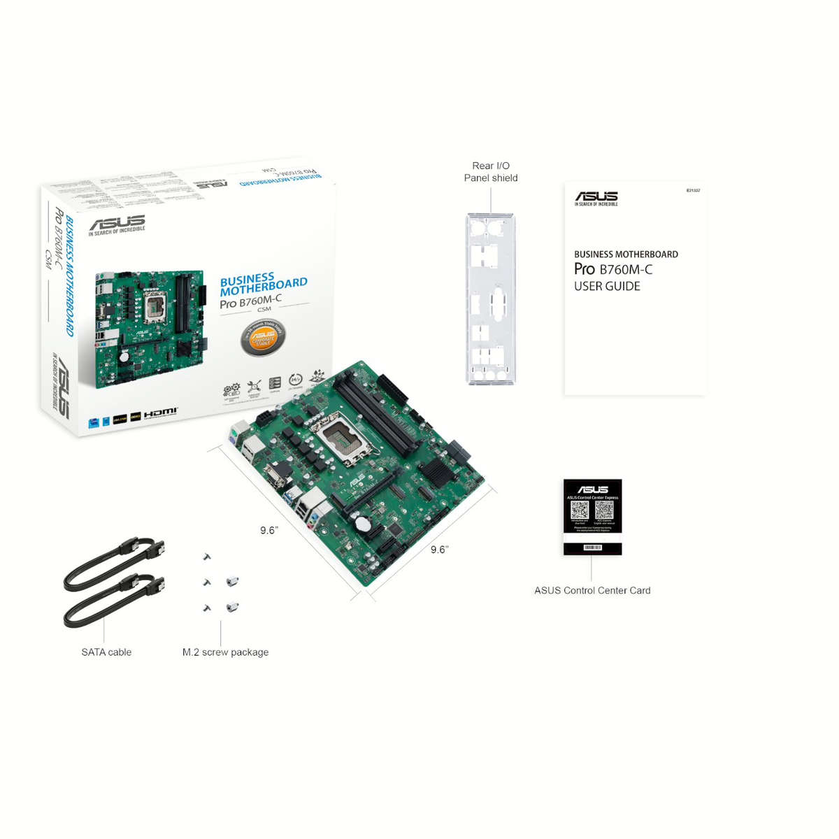 ASUS PRO B760M C CSM LGA 1700 M-ATX Motherboard