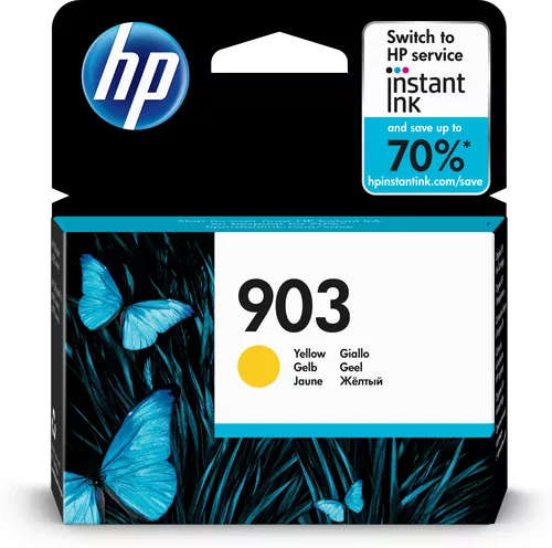 HP 903 Yellow Standard Yield Printer Ink Cartridge Original T6L95AE Single-pack