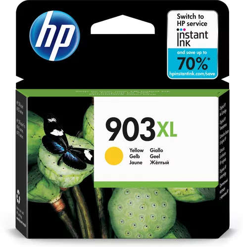 HP 903XL Yellow High Yield Printer Ink Cartridge Original T6M11AE Single-pack