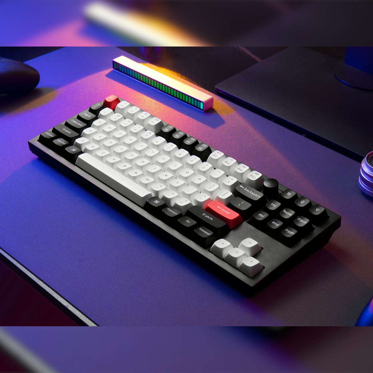 Keychron Q3 HE QMK 80% Wireless Custom Mechanical Keyboard (Nebula Switch) ? Carbon Black