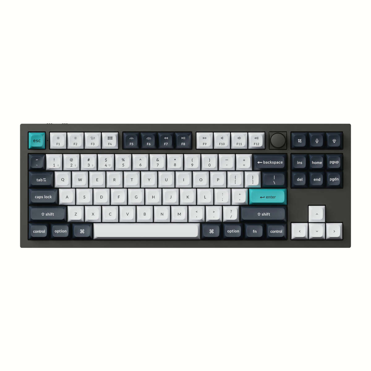 Keychron Q3 Max 80% Full Assembled Knob Red Switch Hot-Swap Gateron Jupiter RGB Wireless Keyboard...