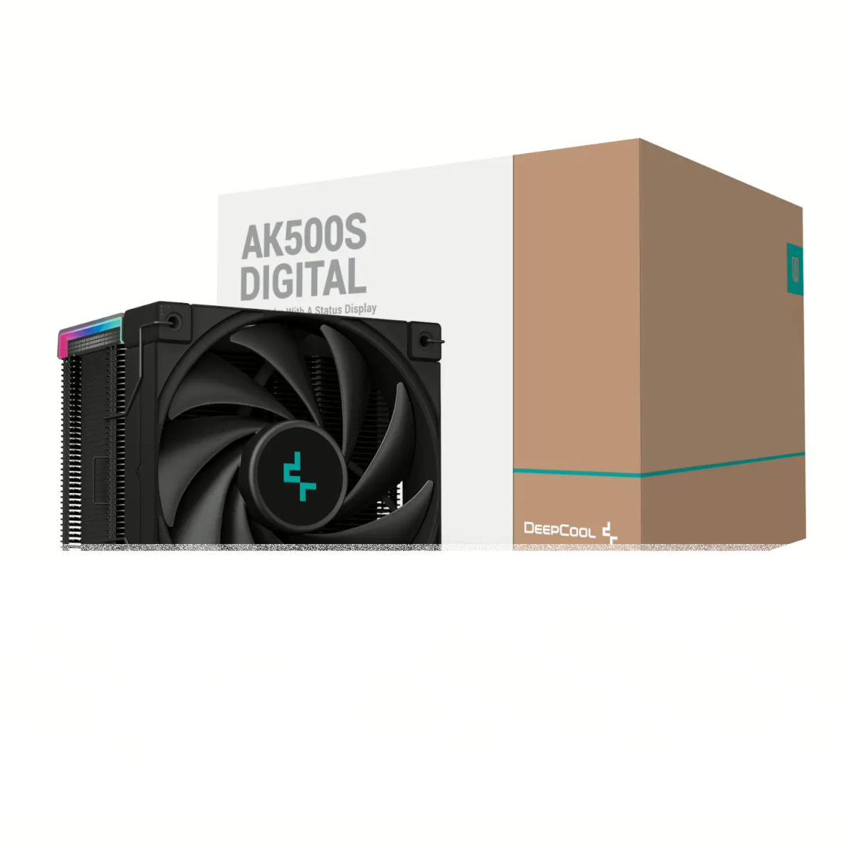 DeepCool AK500S Digital 120mm Air CPU Cooler - Black