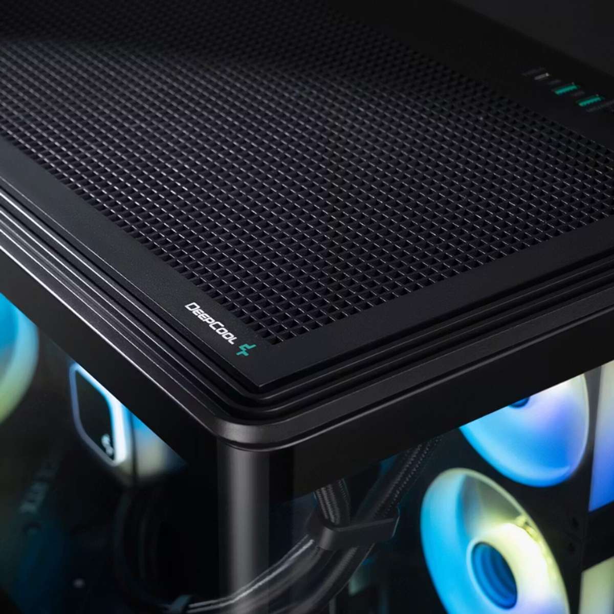 DeepCool CG590U 5F ATX ARGB Gaming Chassis - Black