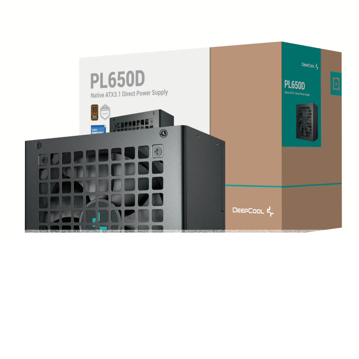 DeepCool PL650D 650W 80PLUS Bronze ATX3.1 Semi-Modular Power Supply