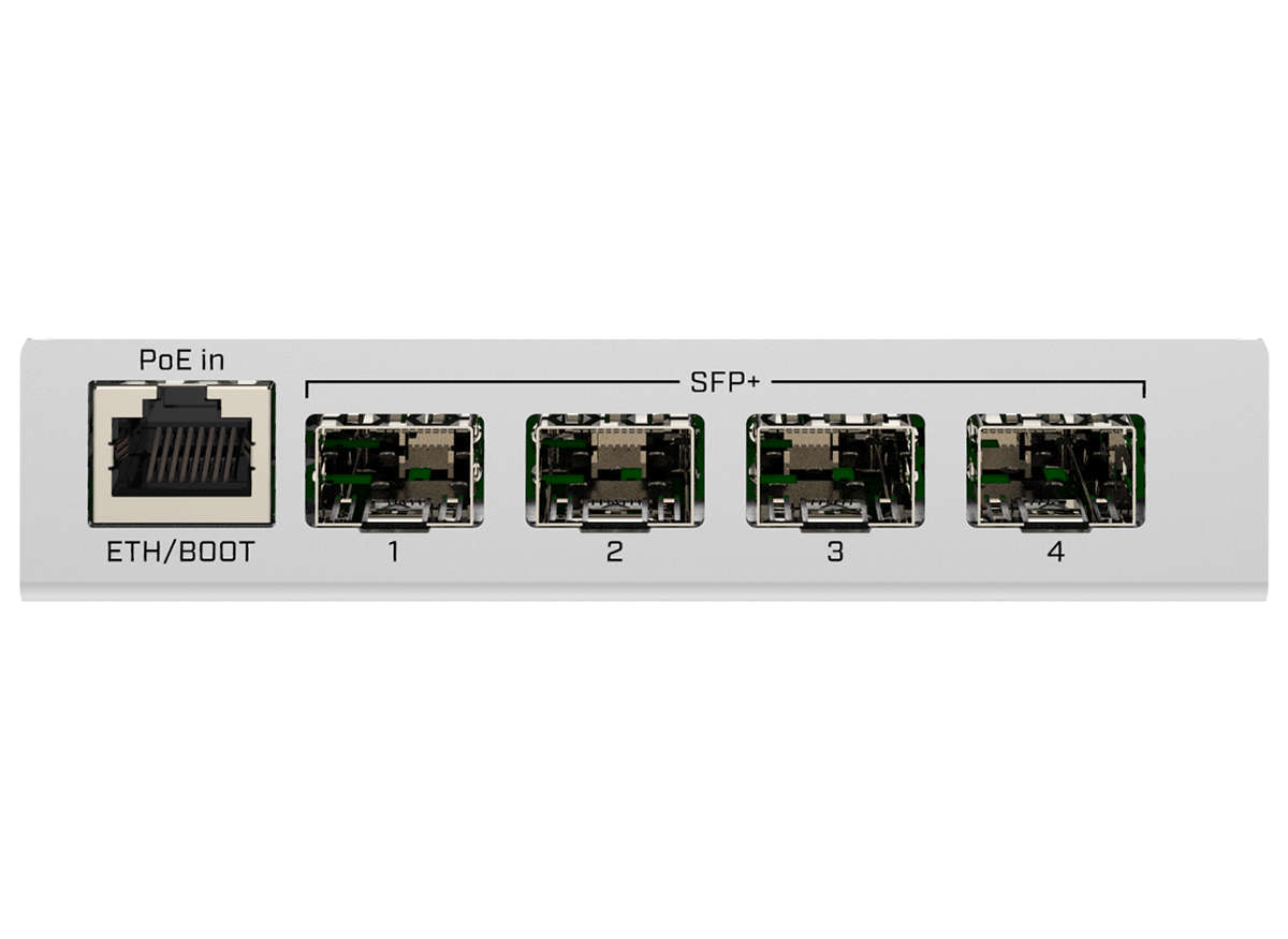 MikroTik Cloud Router Switch 4 Port SFP+ with PoE Input