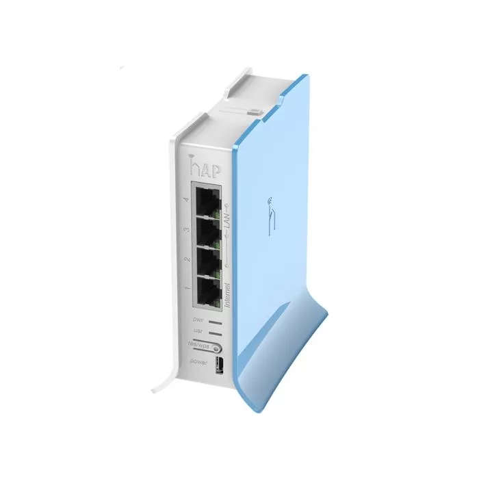 Mikrotik hAP Lite Tower 2.4GHz 1.5dBi 4 Port Ethernet WiFi Router | RB941-2nD-TC