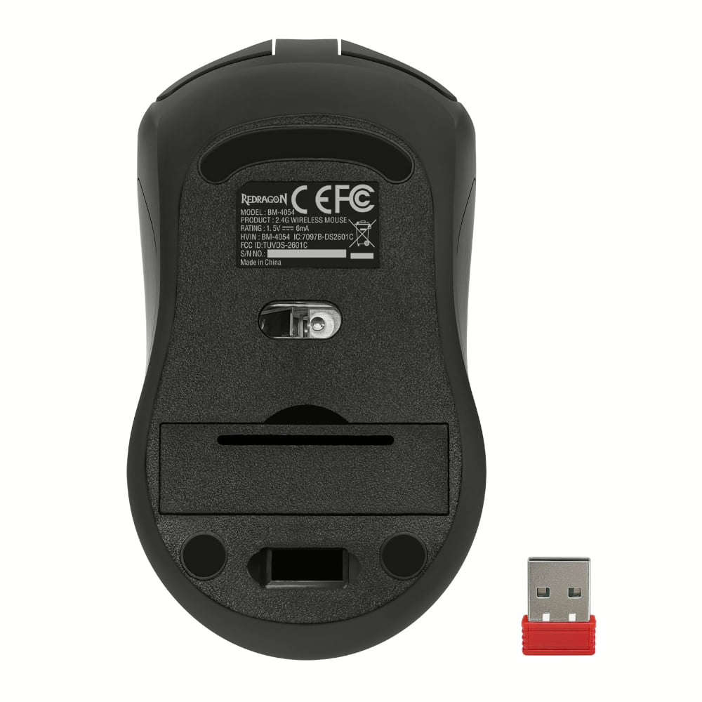 REDRAGON MOUSE 1600DPI RF BK