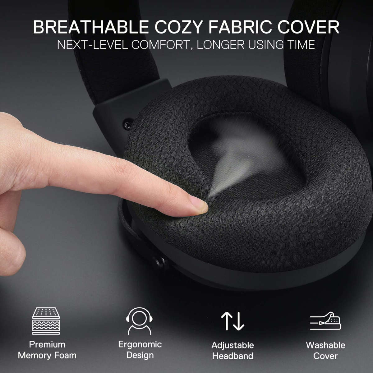 Redragon Arrow Pro H858 Wireless Gaming Headset (Bluetooth + 2.4GHz)