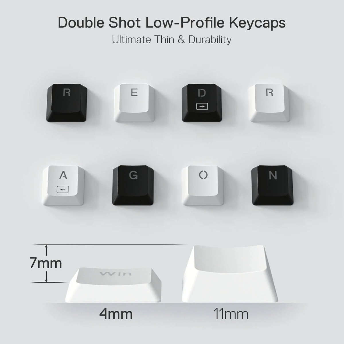 Redragon K632 HORUS Mini 60% RGB Wired Gaming Keyboard ? White