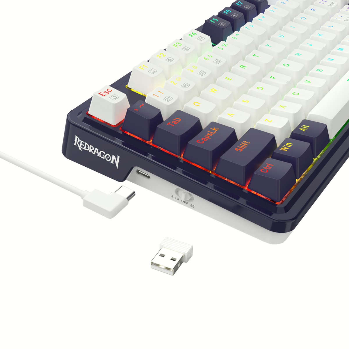 Redragon UCAL K673 PRO Mechanical Wireless Gaming Keyboard - Black