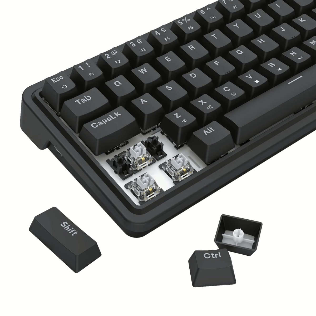 Redragon NOVA K709 65% Wired Gasket RGB Gaming Keyboard - Black