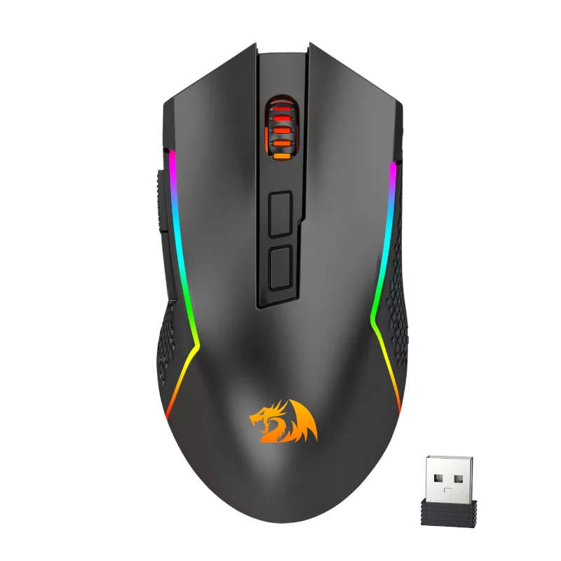 Redragon Trident Pro 8000DPI RGB Gaming Mouse - Black