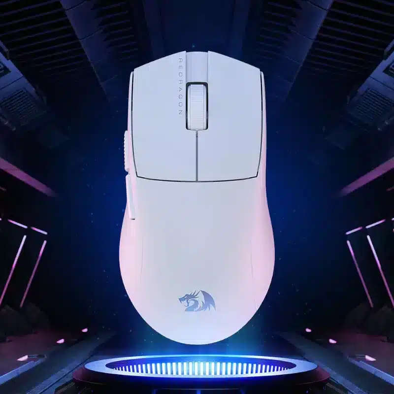 Redragon M916 PRO 1K Wireless Gaming Mouse White