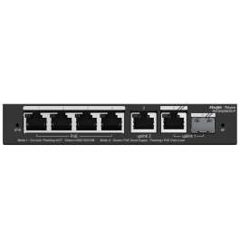 Reyee 6 Port Gigabit with 4 PoE 54W 1SFP Combo Port Smart Managed Switch