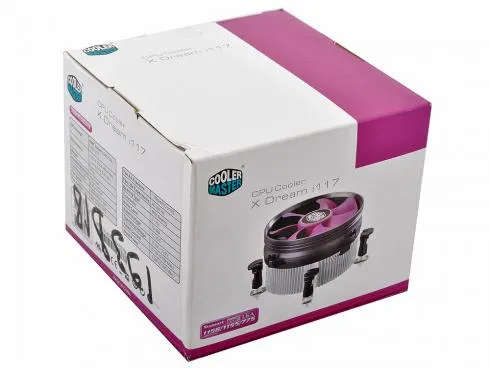 Cooler Master X Dream i117, Processor, Cooler, 9.5 cm, LGA 1151 (Socket H4), Intel Celeron, Intel...