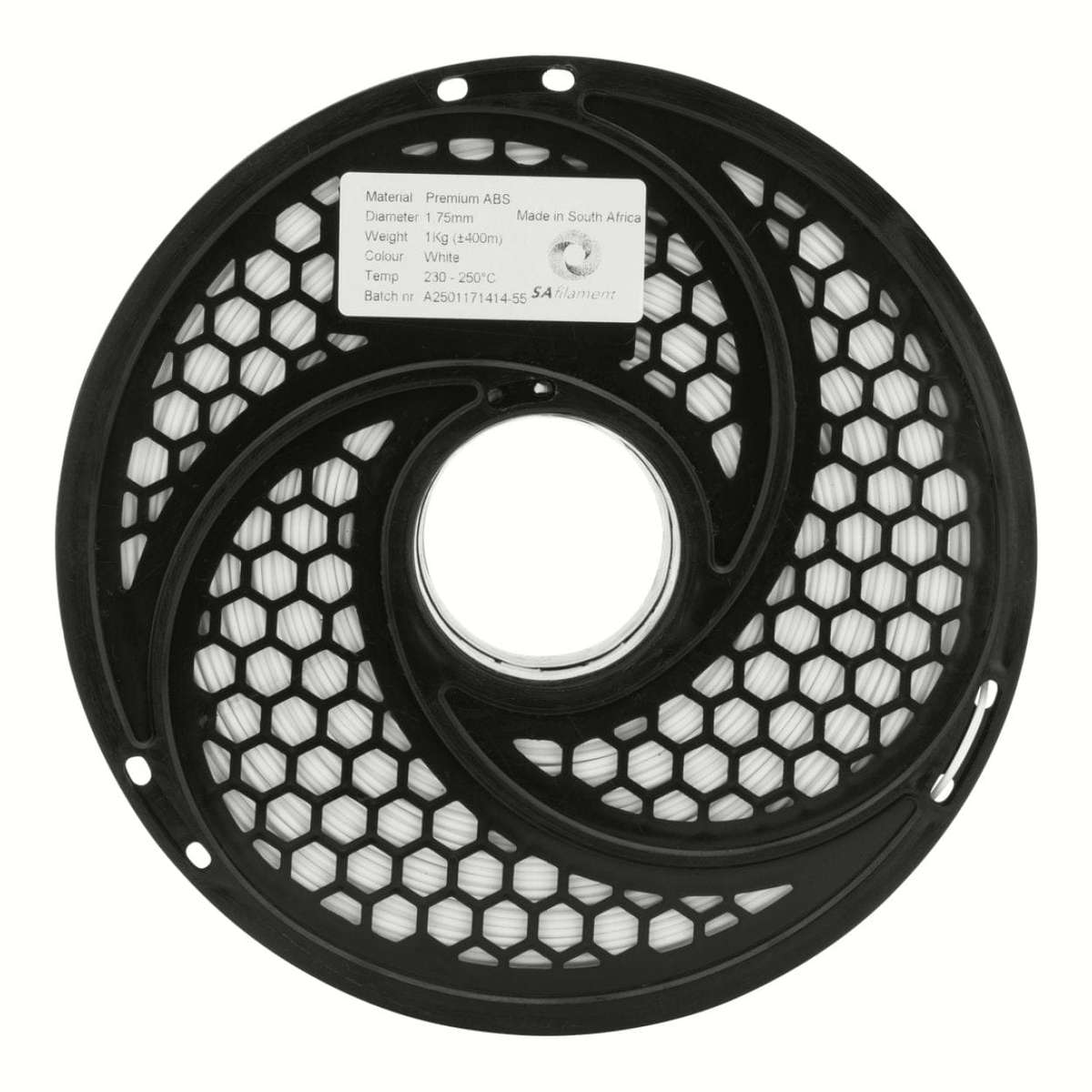 SA Filament ABS Premium Filament 1Kg - White
