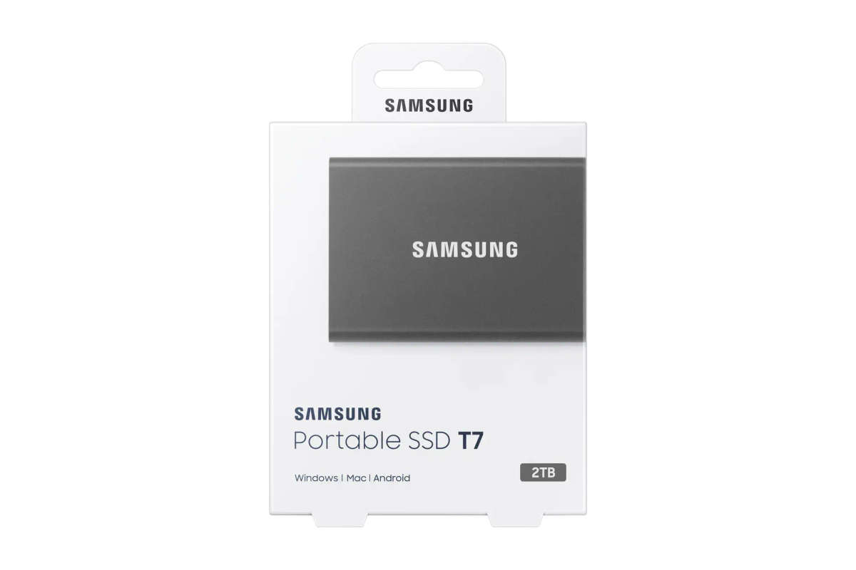 Samsung 2TB T7 Portable SSD - Titan Grey
