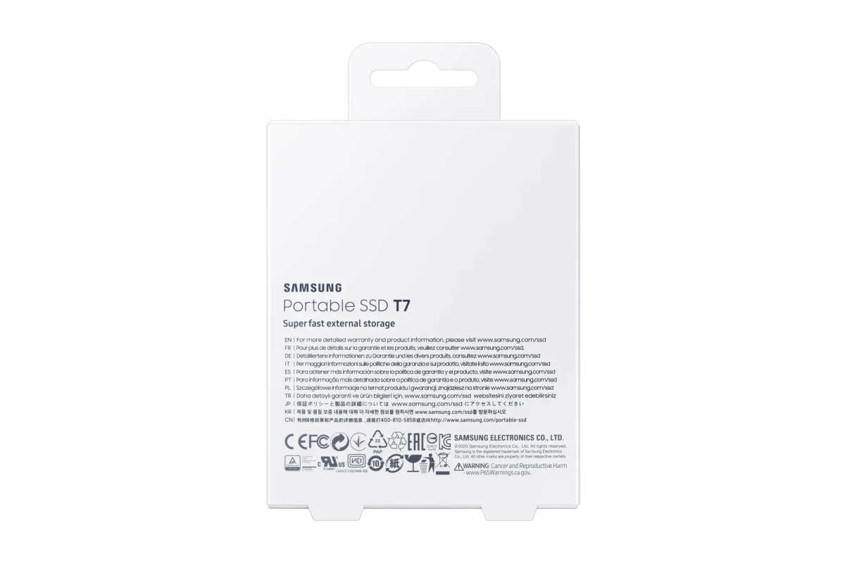 Samsung 2TB T7 Portable SSD - Titan Grey