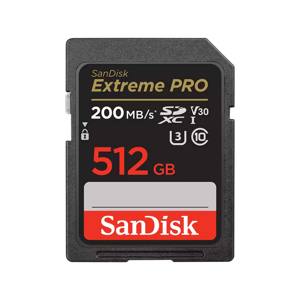 SanDisk Extreme Pro 512GB SDXC Class 10 Memory Card