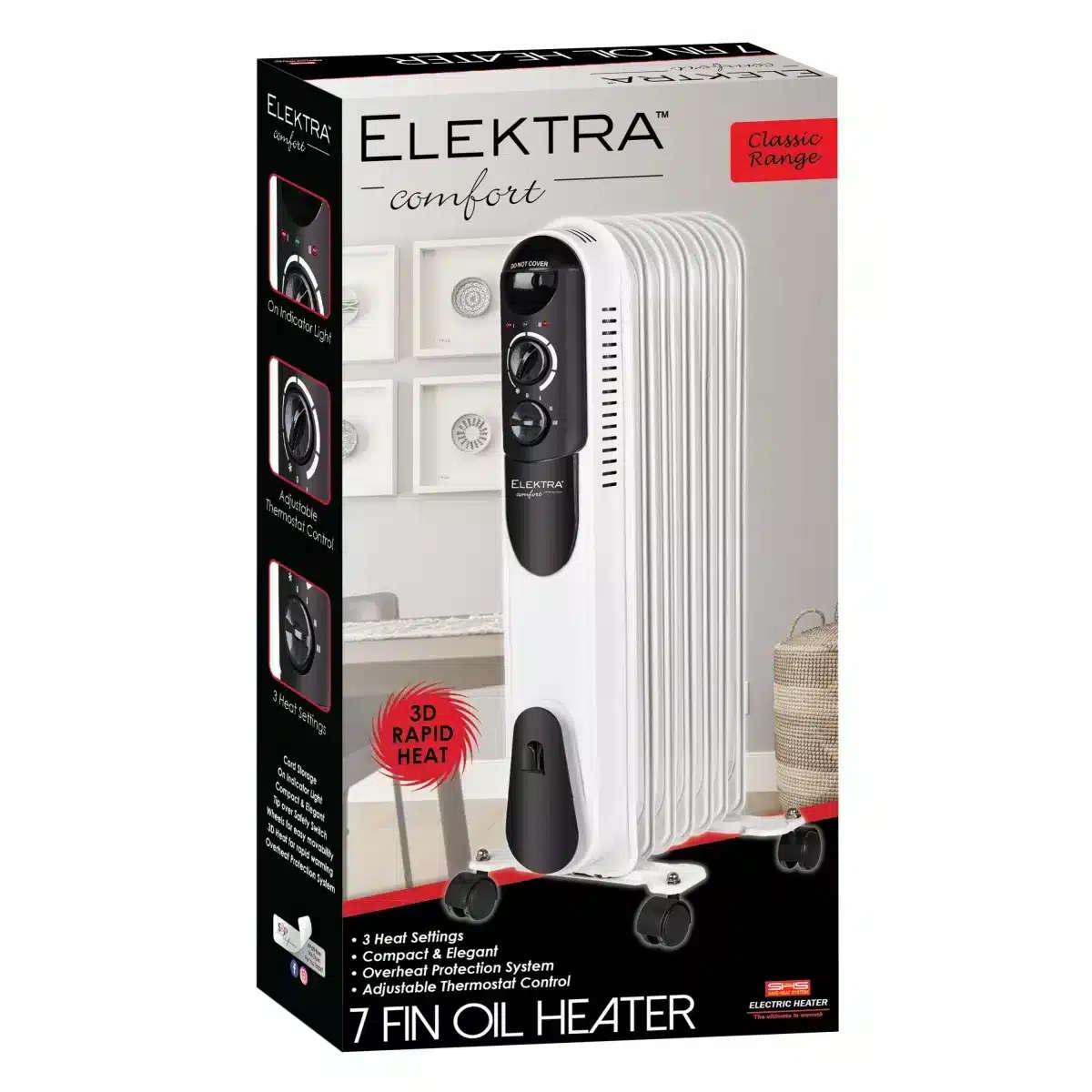 ELEKTRA OIL HEATER 7 FIN