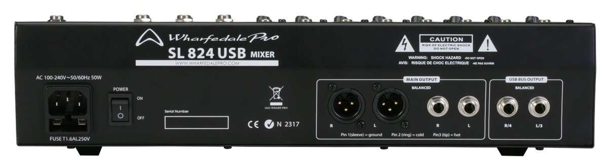 Wharfedale Full Duplex 2in/2out 16-bit 48kHz USB interface, Digital FX