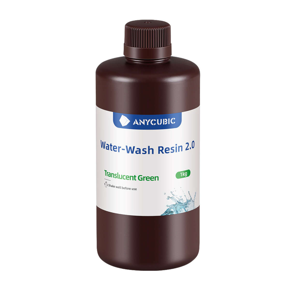 Anycubic Water Wash Resin 2.0  Translucent Green