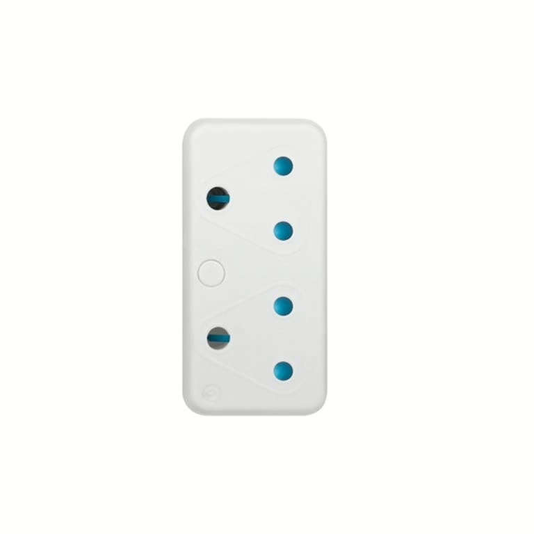 Switched Basic 2-way 3-pin SA Adapter White