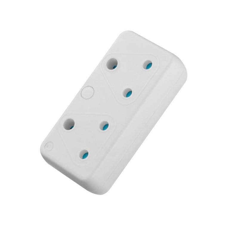 Switched Basic 2-way 3-pin SA Adapter White