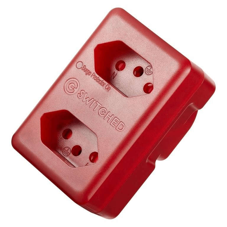 Switched 2-way High Surge Protection Network Router Safe Adapter