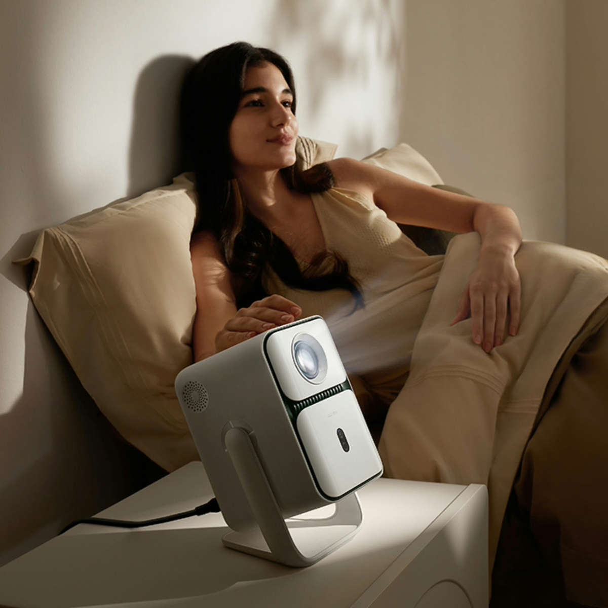 Wanbo T2 Ultra ? 1080P 500ANSI Android 11 Smart Home Theatre Projector ? White