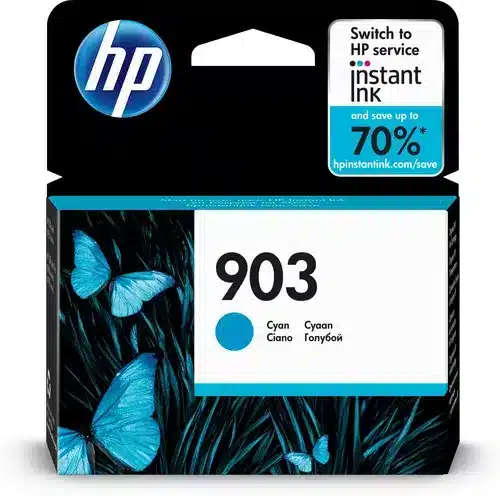 HP 903 Cyan Standard Yield Printer Ink Cartridge Original T6L87AE Single-pack