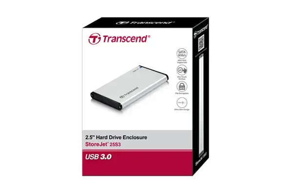 Transcend StoreJet 2.5-inch USB 3.0 External Hard Drive Enclosure