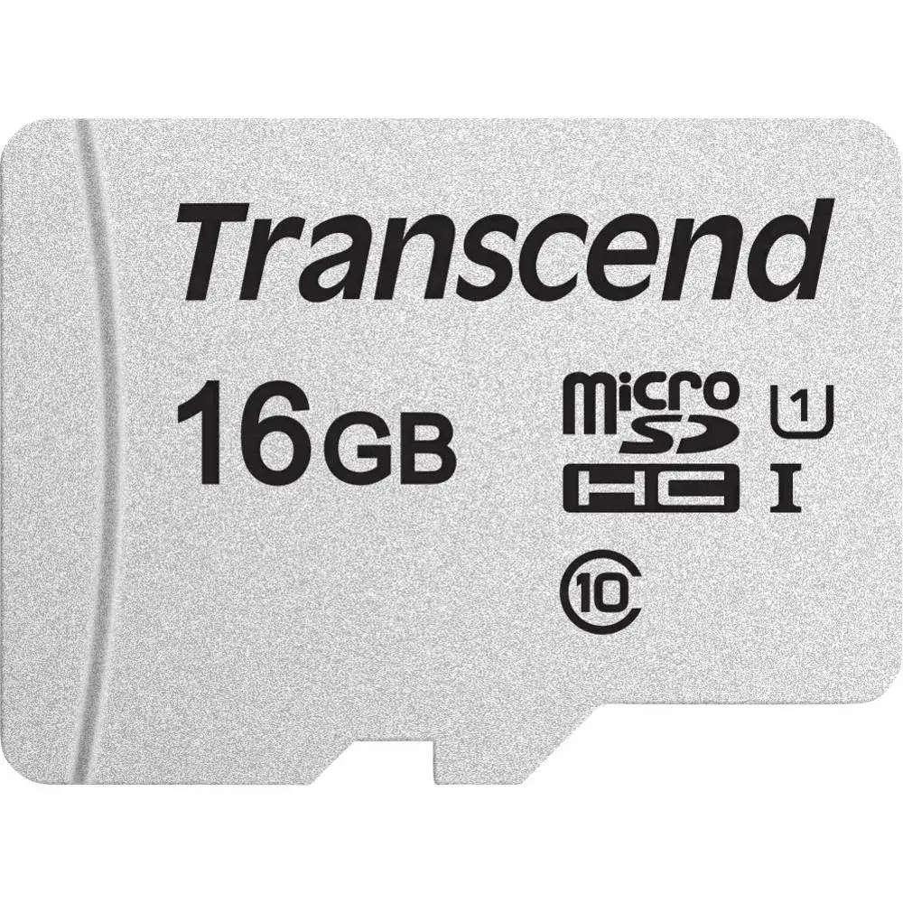 Transcend MicroSD Card SDHC 300S 16GB with Adapter