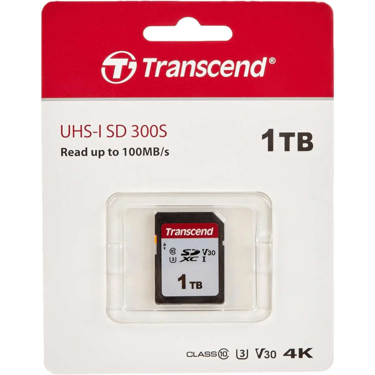 Transcend 300S 1TB SDHC UHS-I Flash Memory Card