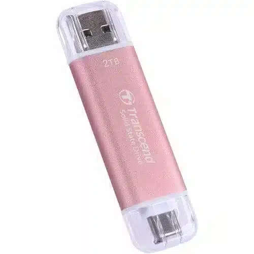 Transcend ESD310 2TB Portable USB-C/A Portable SSD Pink