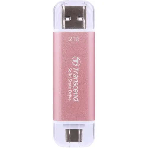 Transcend ESD310 2TB Portable USB-C/A Portable SSD Pink