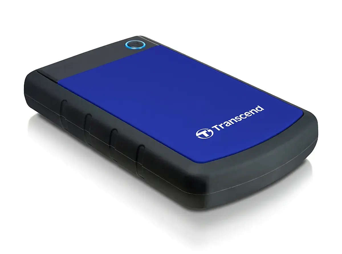 Transcend StoreJet 25H3 2TB Blue External Hard Drive