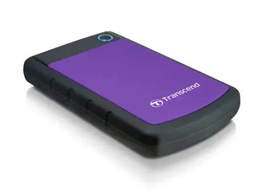Transcend StoreJet 25H3 2TB Purple External Hard Drive