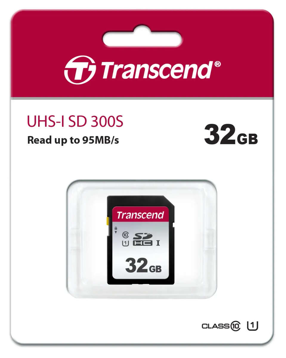 Transcend 300S 32GB SDHC UHS-I Flash Memory Card