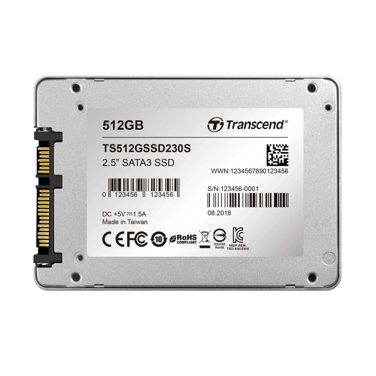 Transcend SATA III 6Gb/s 230S 512GB Internal SSD