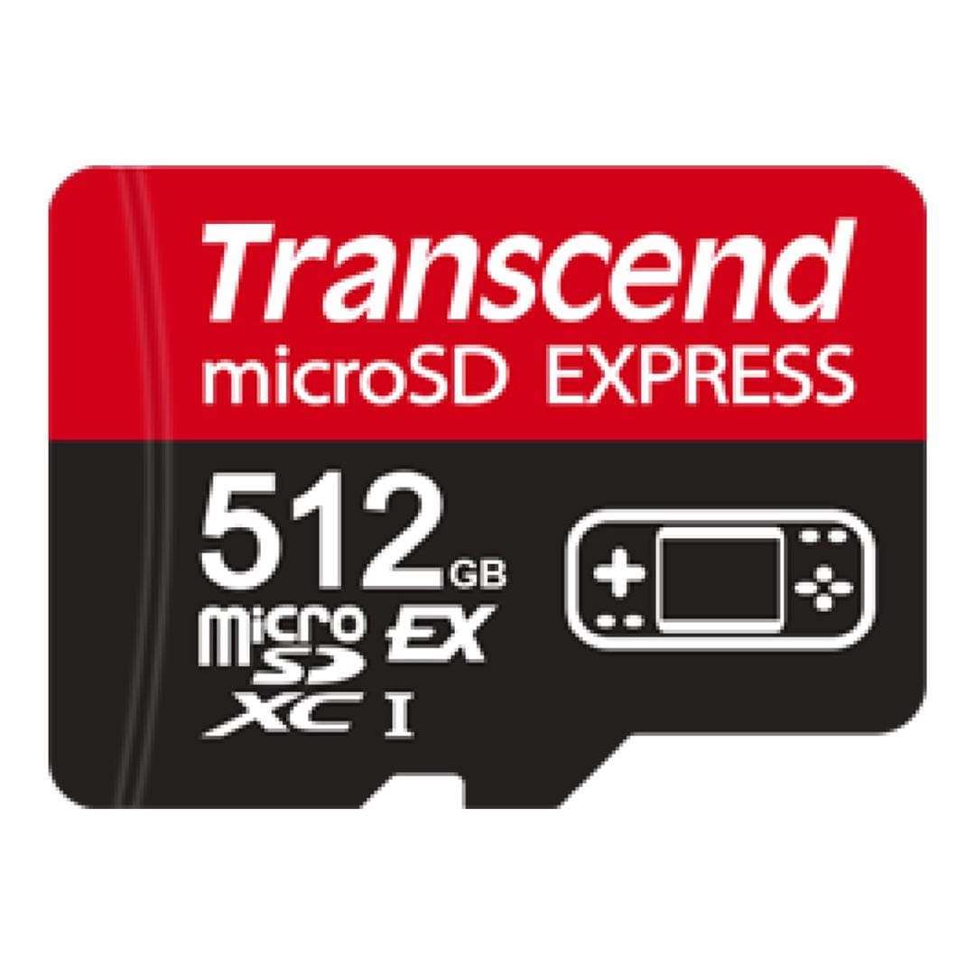 Transcend 512GB UHS-I U3 V30 A1 microSD Express Memory Card