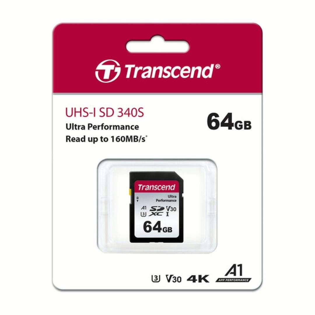 Transcend 340S 64GB UHS-I SDXC Memory Card