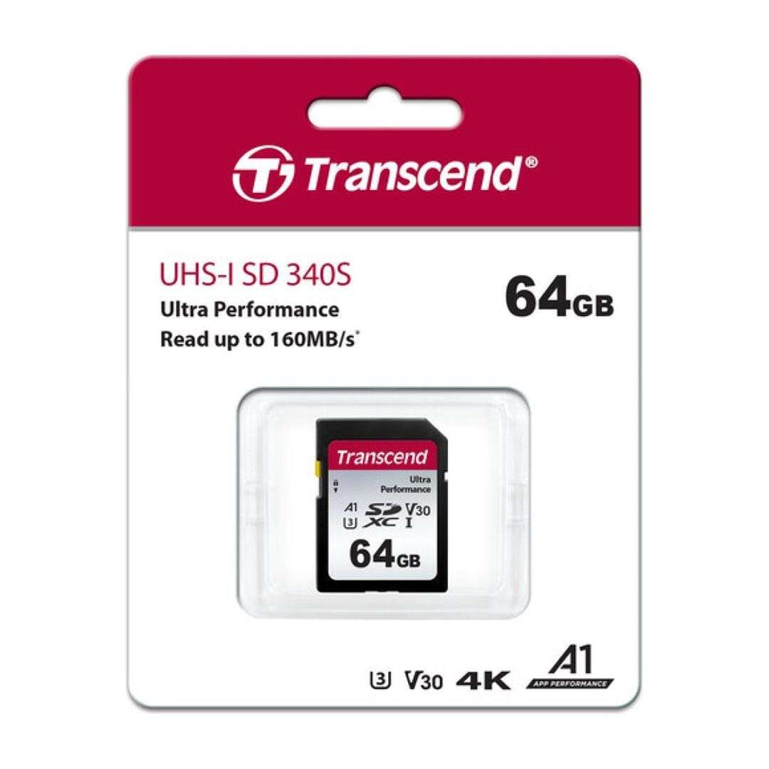 Transcend 340S 64GB UHS-I SDXC Memory Card