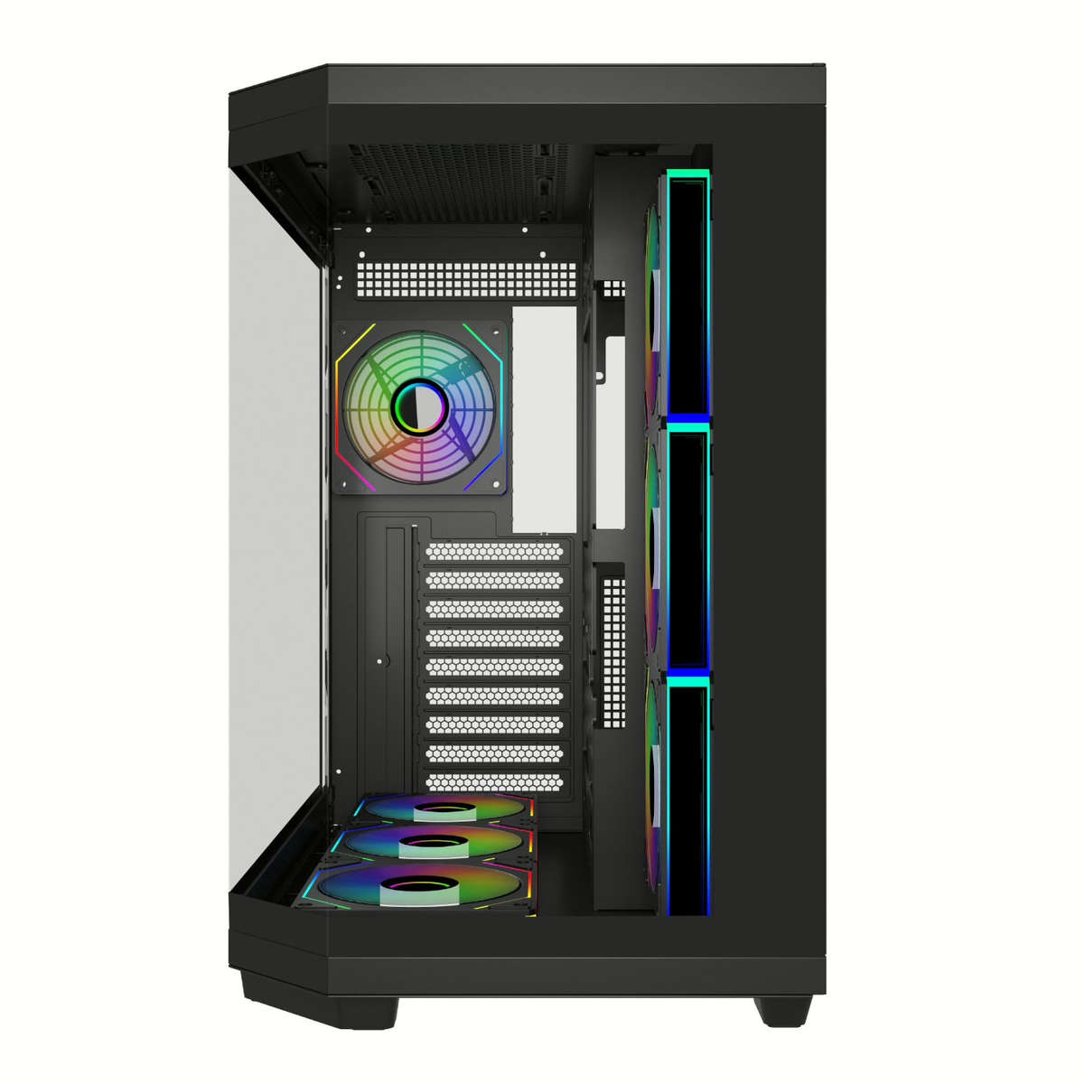 FSP U580 ARGB ATX Ultra Tower Gaming Chassis - Black