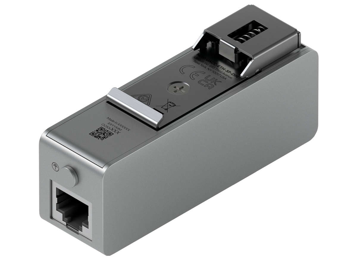 Ubiquiti UniFi 10Gbps PoE++ Single Port Din Rail Surge Protector